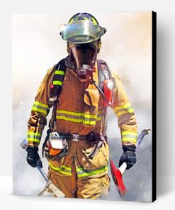 Firefighter Paint By Number