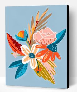Flowers Illustrations Paint By Number