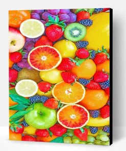 Fresh Fruits Paint By Number