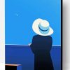Lady With White Hat Paint By Number