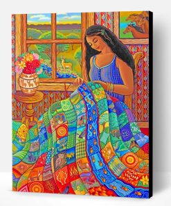 Latino Woman Paint By Number