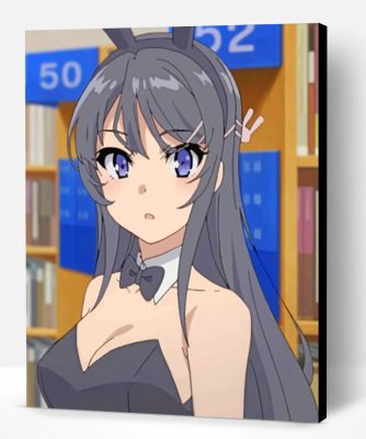 Mai Sakurajima Bunny Senpai Paint By Number