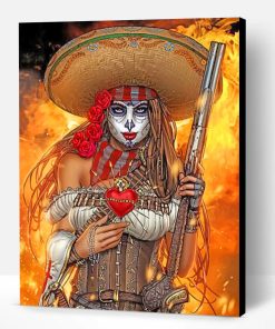 Mexican Sugar Woman Paint By Number