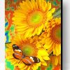 Butterfly On A Sunflower Paint By Number