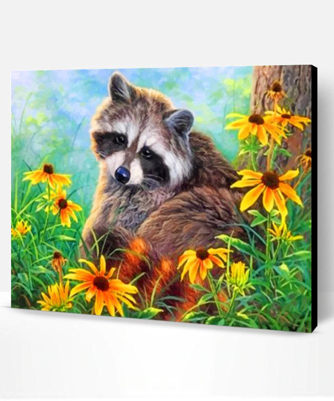 Raccoon Paint By Number