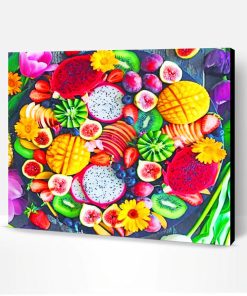 Tasty Fruits Paint By Number