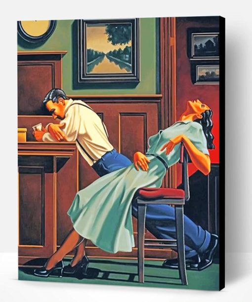 Vintage Couple Paint By Number