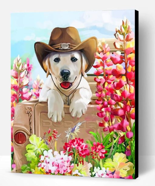 Western Dog Paint By Number