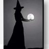 Witch Holding The Moon Paint By Number