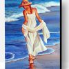 Lady On The Beach Paint By Number