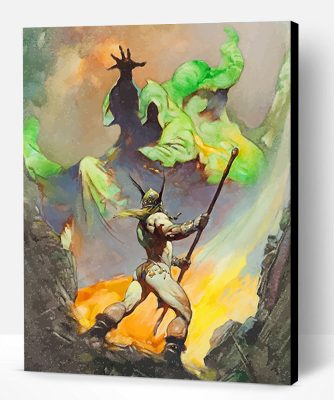 Frank Frazetta Art Paint By Number