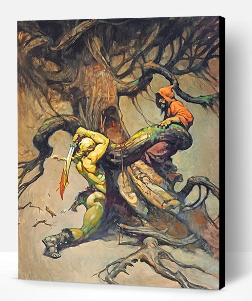 Frank Frazetta Art Work Paint By Number