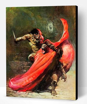 Frank Frazetta Conan Paint By Number