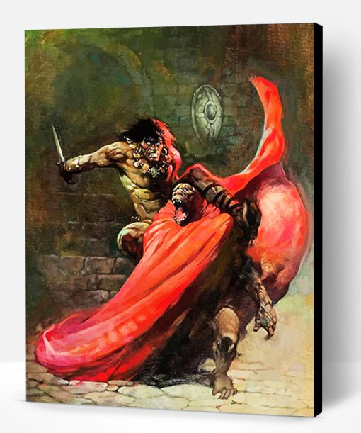 Frank Frazetta Conan Paint By Number