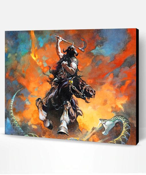 Death Dealer Frank Frazetta Paint By Number