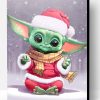 Baby Yoda Santa Paint By Number