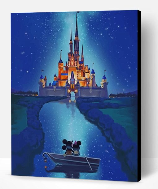 Disney Castle Paint By Number