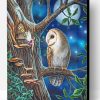 Fairy And Owl Art Paint By Number