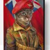 Military Cat Art Paint By Number