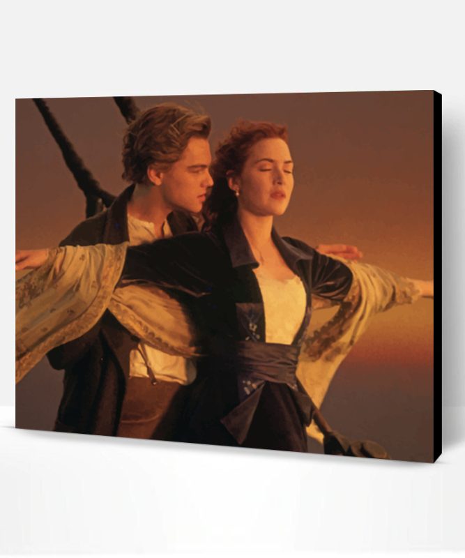 Jack and Rose Titanic Paint By Number