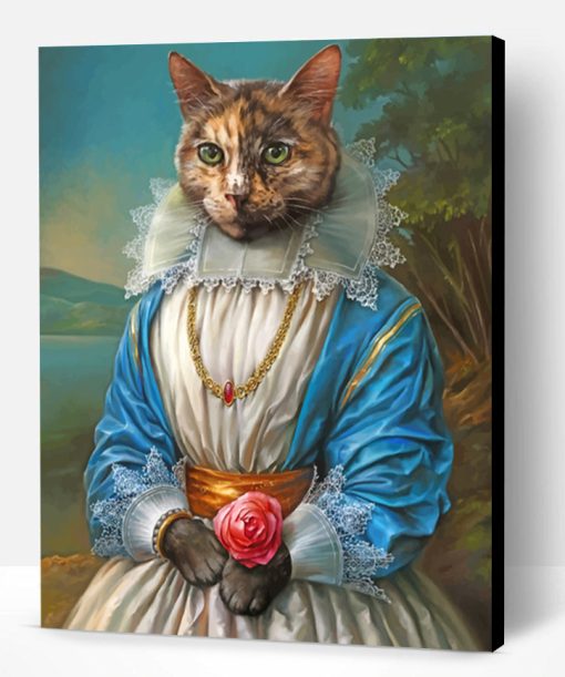 Royal Cat Art Paint By Number