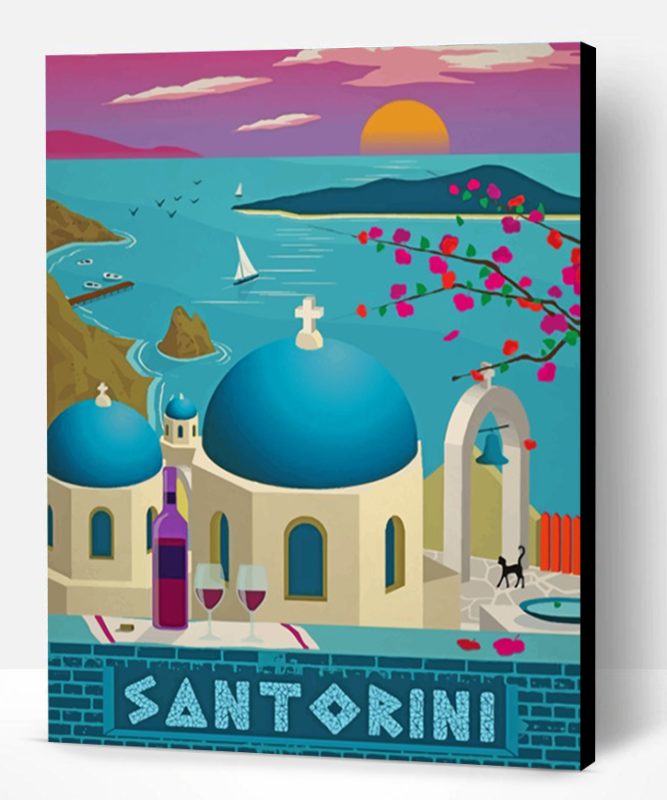 Santorini Paint By Number