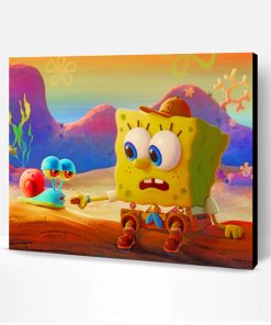 SpongeBob And Gary Paint By Number