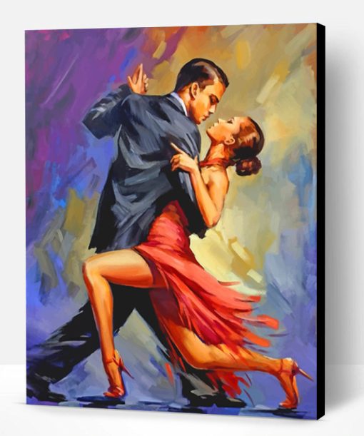 Tango Dancers Art Paint By Number