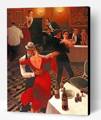 Tango Dancers Paint By Number