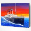 Titanic Ship Art Paint By Number