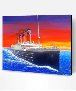 Titanic Ship Art Paint By Number