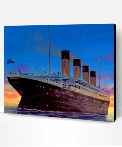 Titanic Ship Paint By Number