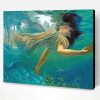 Woman Undersea Art Paint By Number
