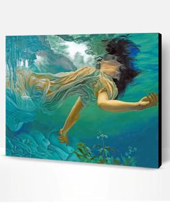 Woman Undersea Art Paint By Number