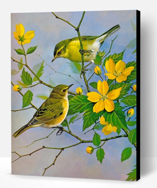 Yellow Finch Birds Paint By Number