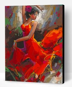 Woman Dancing Paint By Number