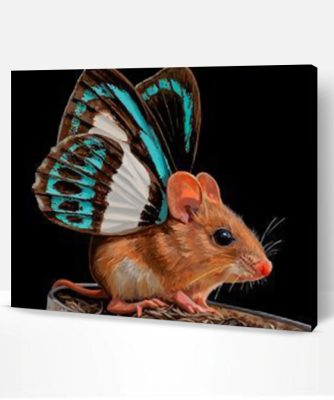 Butterfly Mouse Paint By Number