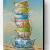 Aesthetic Teapot And Cups Paint By Number