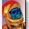 Astronaut Skull Paint By Number