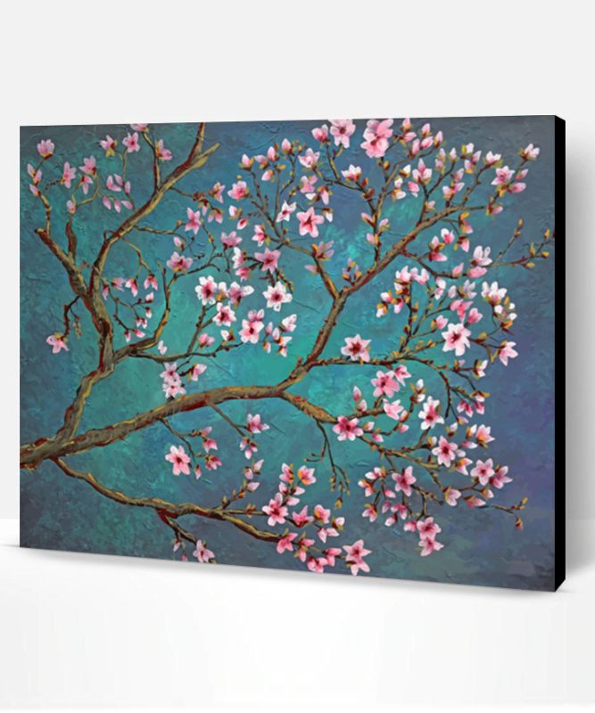 Cherry Blossom Tree Art Paint By Number