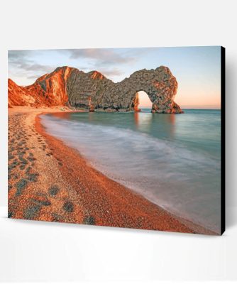 Durdle Door Beach Paint By Number