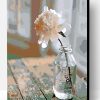 Flower In A Glass Bottle Paint By Number