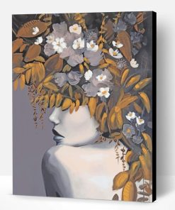 Floral Woman Paint By Number