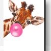 Giraffe Bubble Paint By Number