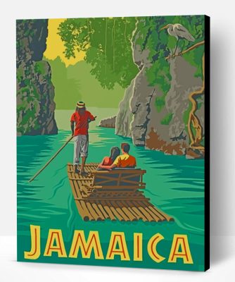 Jamaica Illustration Paint By Number