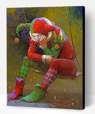 Sad Clown Paint By Number