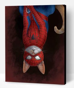 Spider Cat Paint By Number