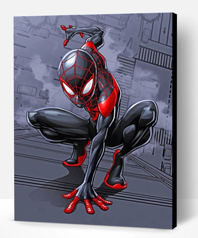 Spider Man Miles Morales Paint By Number