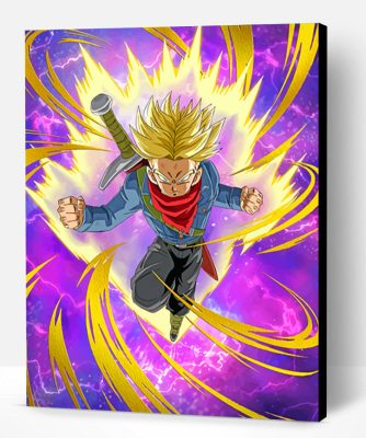 Super Saiyan Trunks Paint By Number