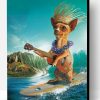 Surfer Dog Paint By Number
